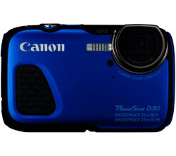 Canon PowerShot D30 Tough Digital Camera - Blue
